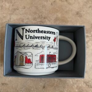 NEW Northeastern Starbucks Mug